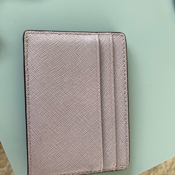 Lavender purple Michael Kors card holder - Picture 3 of 3